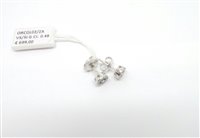 Ohrringe Namuri Dame Rondo in Weißgold Zaffiro 0.48 Ct ORCOL02/ZA - ORCOL02/ZA